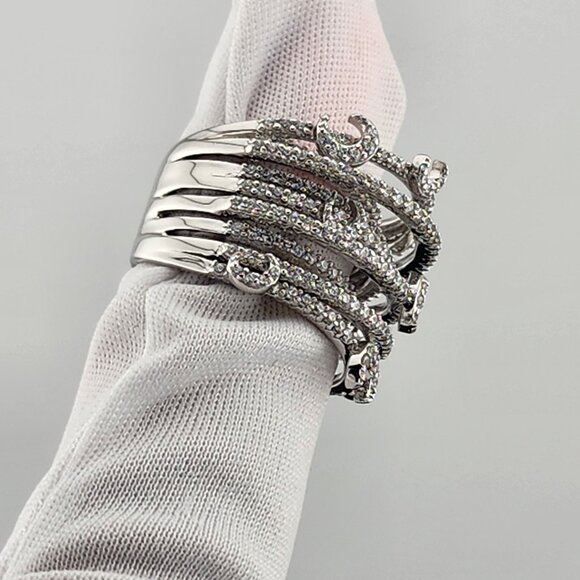 Sterling Silver Moon Ring – Unique Celestial Gift for Her - Picture 6 of 8